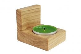 Teelichthalter "EURYDOME" aus Holz Eiche Teelichthalter "EURYDOME" aus Holz Eiche